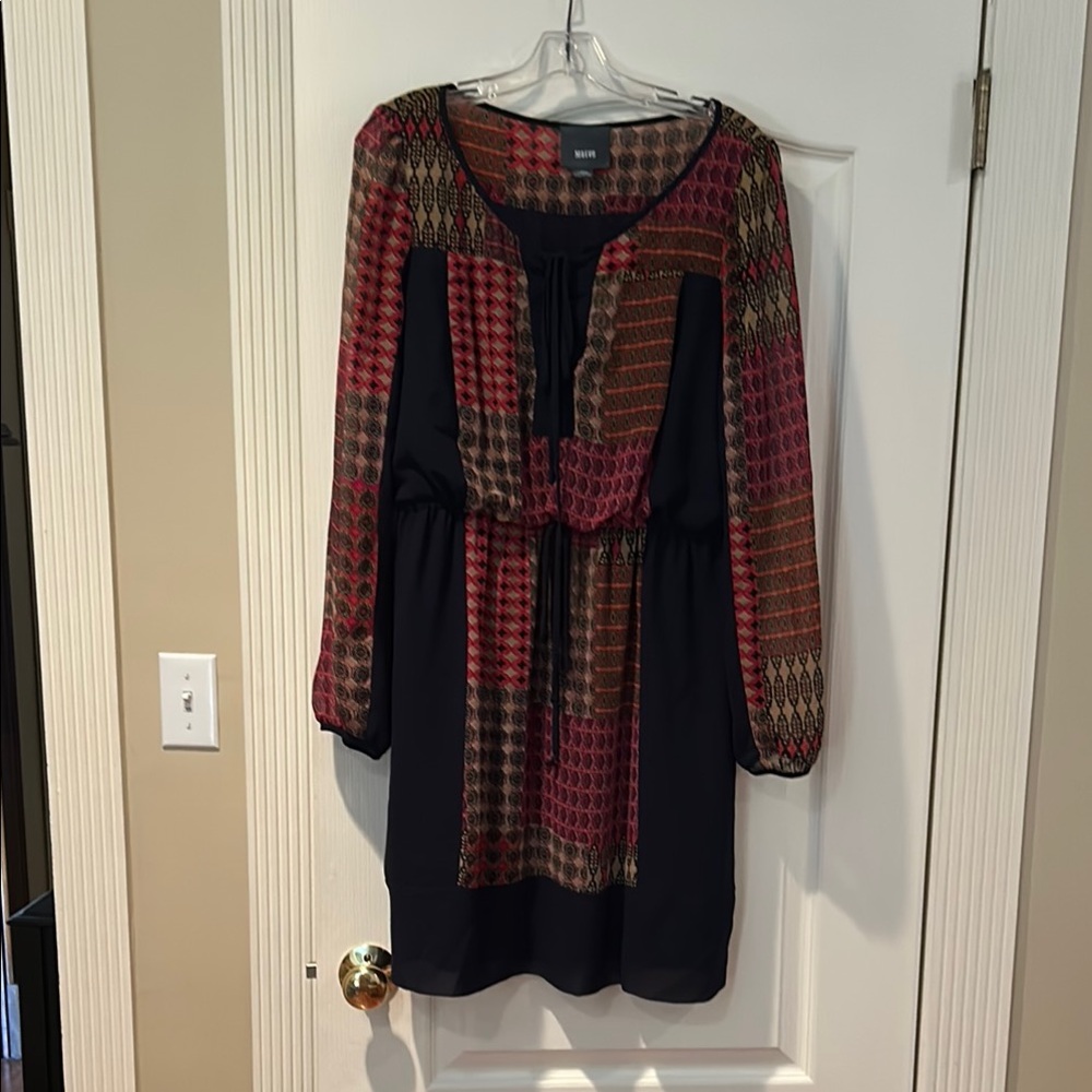 Maeve Multicolor Long Sleeve Dress